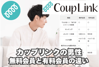 CoupLinkの無料会員と有料会員の違い